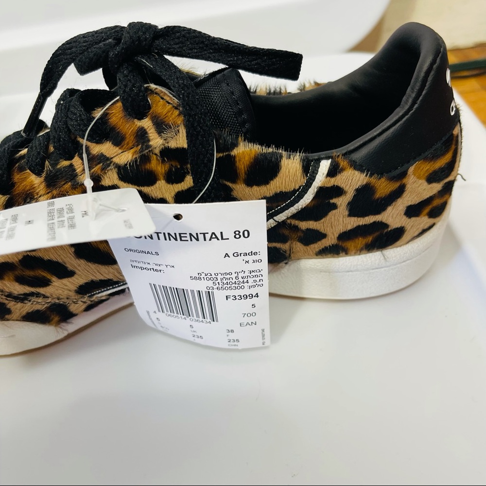 Adidas Continental 80 Leopard Sneakers F33994 7.5 - Picture 12 of 16